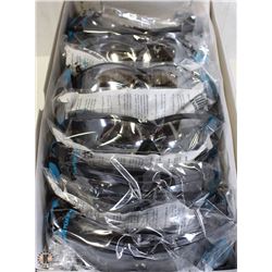 CASE OF V12 PYRAMEX V26 DARK  SAFETY GLASSES
