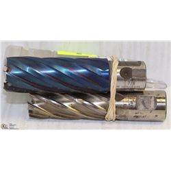 3 HOUGAN MAG DRILL BITS 7/16X2", 3/4"X2 + 7/16X2"