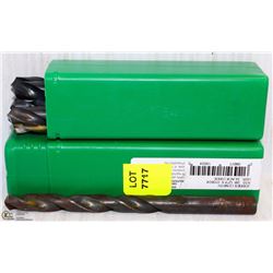 2 PACKS OF 9 PRECISION LIGHT 3/8" DRILL BITS