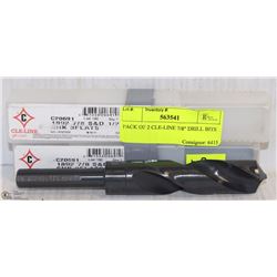 PACK OF 2 CLE-LINE 7/8" DRILL BITS