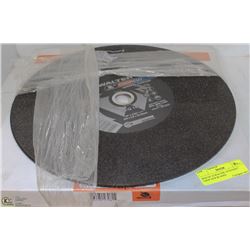 BOX OF 10 WALTER 14"X3/32X1" CHOP SAW BLADES