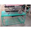 Image 1 : GREEN METAL WORKSHOP CART