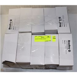 LOT OF 10 TOWEL RACKS