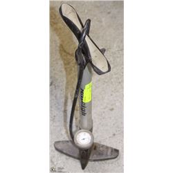 RALEIGH TIRE PUMP WITH PRESSURE GAUGE