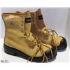Image 1 : 13 TERRA OPERATOR  HI-TOP LEATHER WORKBOOTS