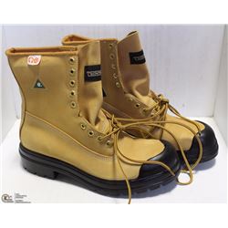 11 TERRA OPERATOR  HI-TOP LEATHER WORKBOOTS