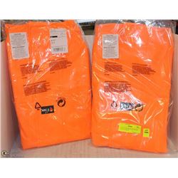 PAIR OF SIZE SMALL HI-VIZ FOX CREEK JACKETS