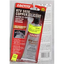 PAIR OF LOC-TITE RTV 5920 COPPER SILICONEHI TEMP