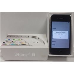 APPLE IPHONE 4S BLACK FOR TELUS W/BOX & EARBUDS