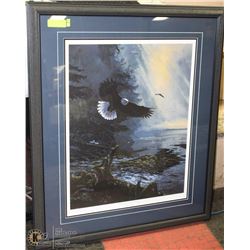 32" X 37" DUCKS UNLIMITED COMING IN FOR A LANDING