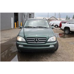 2002 MERCEDES-BENZ M-CLASS AWD ML500 4MATIC 4DR