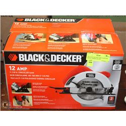 BLACK & DECKER CIRCULAR SAW WITH CARBIDE BLADE
