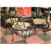 Image 1 : BOMBAY WROUGHT IRON GLASS TABLE WITH