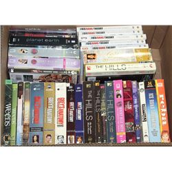 BOX OF SEASON SETS DVDS