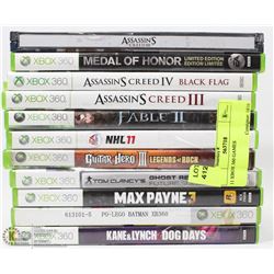 11 XBOX 360 GAMES
