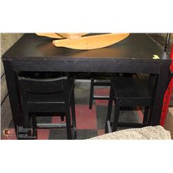 ESTATE ESPRESSO WOOD PUB STYLE TABLE SET