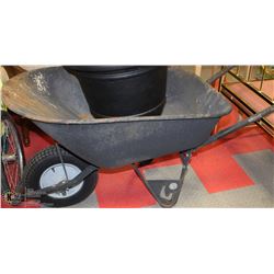 YARDWORKS WHEELBARROW TIRE IS FLAT