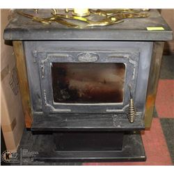 OSBORN CAST IRON WOOD BURNING STOVE