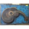 Image 1 : GUITAR CANVAS PAINTING SIGNED SM