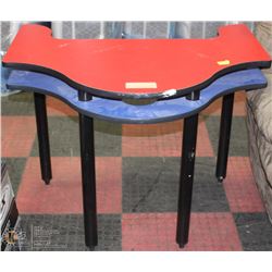 RED AND BLUE DESK