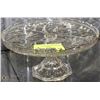 Image 1 : VINTAGE ESTATE PINWHEEL CRYSTAL PEDESTAL