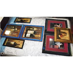 GROUP OF 7 ASSORTED SHOWHOME PICTURES