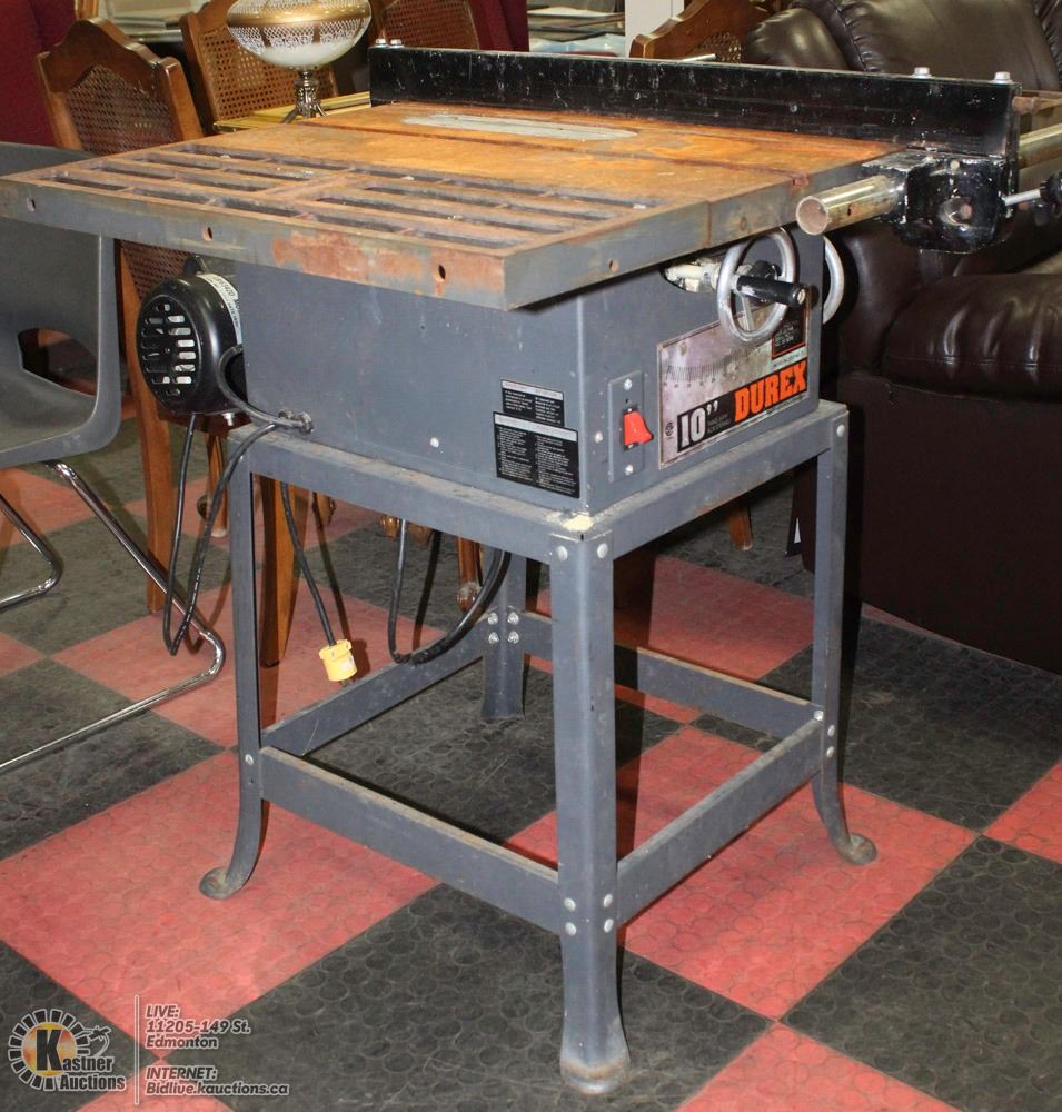 DUREX 10" TABLE SAW CAST IRON BASE
