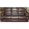 Image 1 : NEW MARTIN LEATHERETTE BROWN SOFA