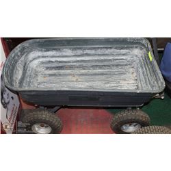 4 WHEEL WAGON WITH DUMP