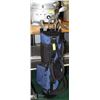 Image 1 : GOLF GREEN & A SET OF CLUBS WITH A TOP FLITE BAG