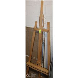 LARGE WOOD  PAINT EASEL