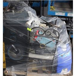 PALLET OF ASST HOUSEHOLD ITEMS INCL BREAD MAKER