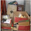 Image 1 : PALLET OF PROTECTIVE CLOTHING, CASTORS ETC