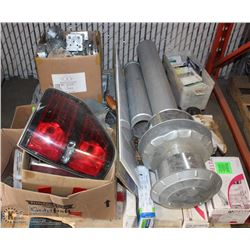 PALLET OF ASST ELECTRICAL & PLUMBING SUPPLIES &