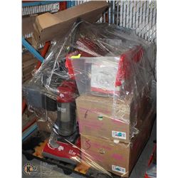 PALLET W/ESTATE ITEMS INCL. KNIFE SET IN