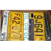 Image 1 : FLAT OF ASST VINTAGE LICENSE PLATES