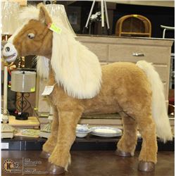 HASBRO "FUR REAL" LIFE SIZE PONY BUTTERSCOTCH 38"H