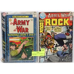 PAIR OF SGT. ROCK / OUR ARMY AT WAR COMICS