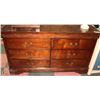 Image 1 : 58" X 16" X33"H SIX DRAWER DRESSER MINOR CORNER
