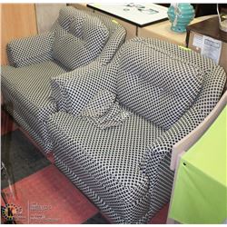 SET OF TWO DESIGNER SWIVEL  ARM CHAIR