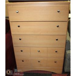 5 DRAWER DRESSER 32"X16"X45"H