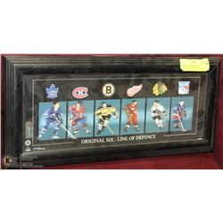 SMALL ORIGINAL 6 HOCKEY PICTURE OFFICIAL NHL
