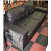 Image 1 : LEATHERETTE LOVESEAT 80"X35"