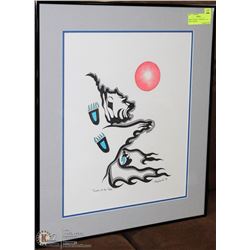 JERRY DANIELS " POWERS OF THE BEAR" FRAMED