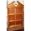 Image 1 : WOODEN DISPLAY CABINET 35"X18"