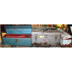 GROUP OF 5 TOOLBOXES WITH CONTENTS