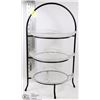 Image 1 : 3-TIER DESERT PLATE W/STAND