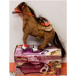 EASY BAKE OVEN  AND HORSE