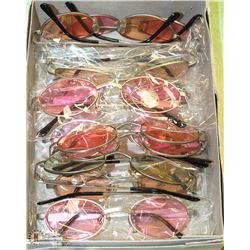 BOX OF NEW SUNGLASSES ON CHOICE