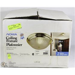 NEW NOMA 2 LIGHT CEILING FIXTURE